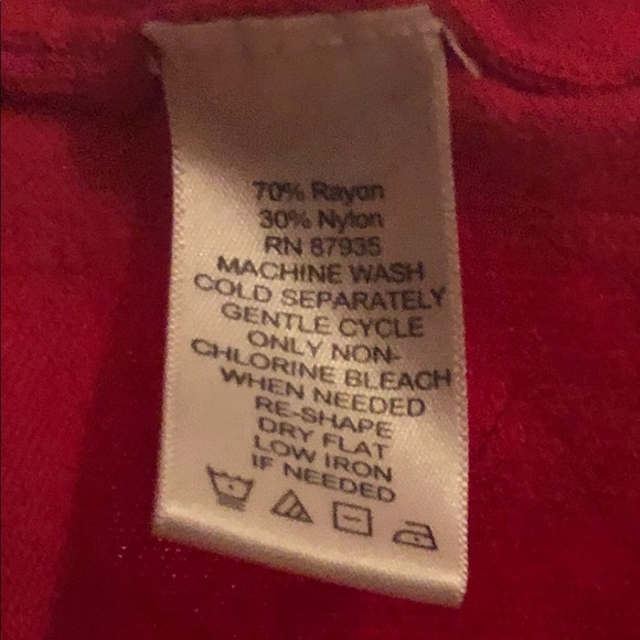 Susan Graver - Red, Asymmetrical Sweater - Picture 6 of 6